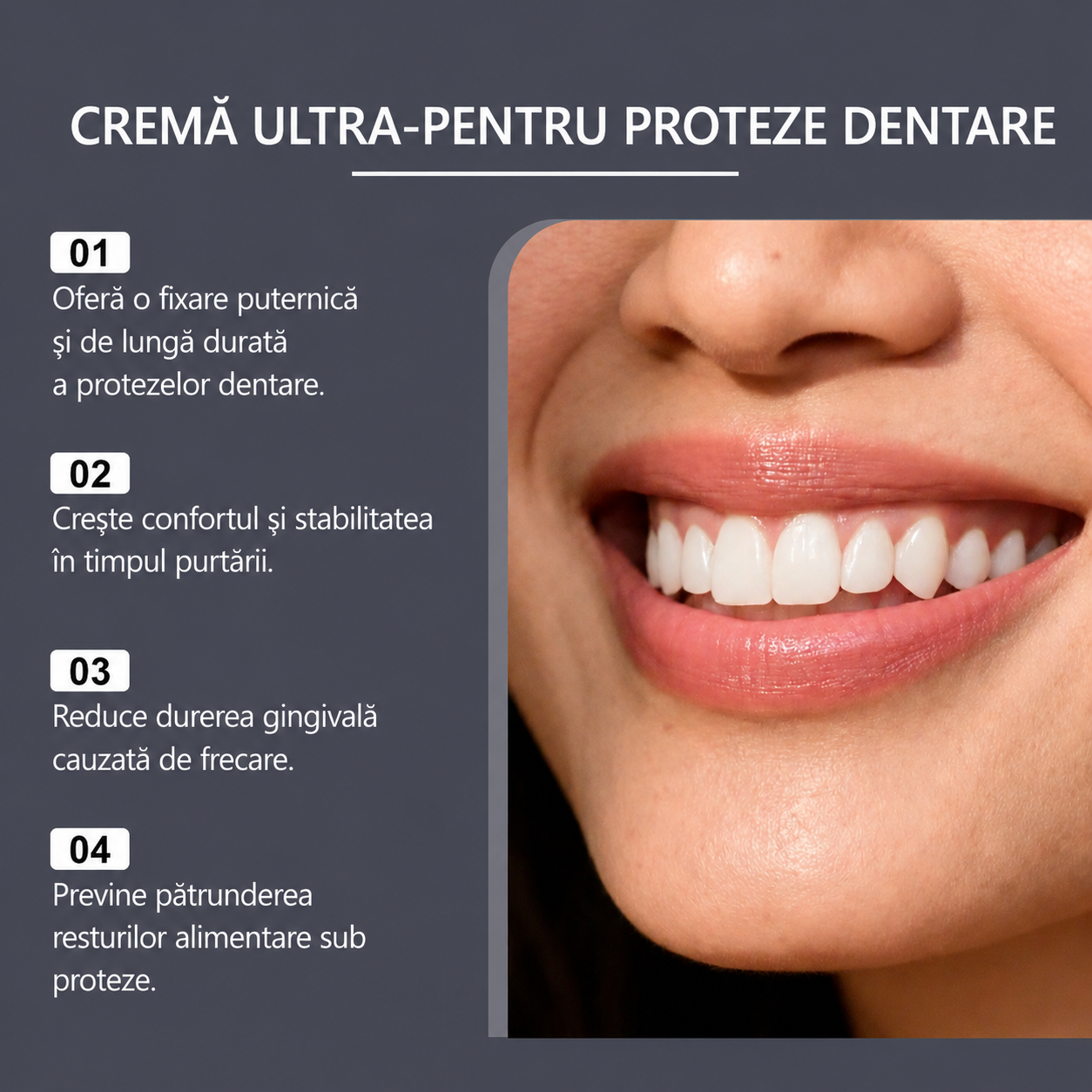 Adeziv Dentar Premium Oralhoe — Gel de Fixare Puternică, Confortabilă și de Lungă Durată pentru Proteze