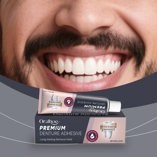 Adeziv Dentar Premium Oralhoe — Gel de Fixare Puternică, Confortabilă și de Lungă Durată pentru Proteze