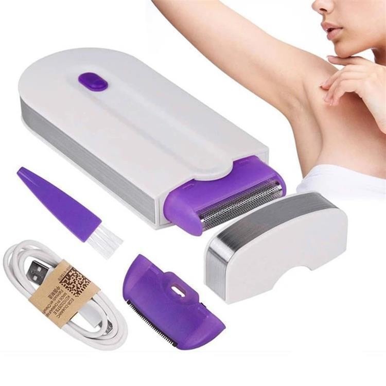 Epilator Electric 2 în 1 cu Senzor de Lumină – Dispozitiv Reîncărcabil pentru Epilare