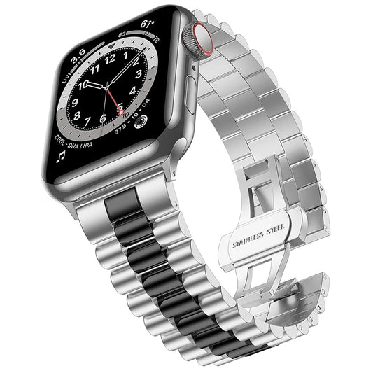 Curea Apple Watch din Oțel Inoxidabil — Luxury Edition