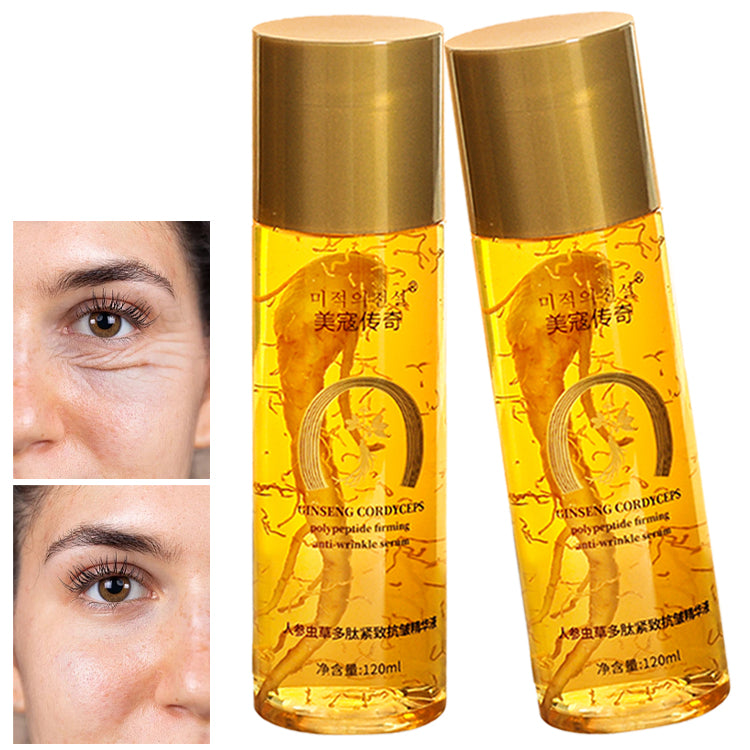 Ser Antirid cu Ginseng & Cordyceps — Formulă Asiatică Premium, Fermitate, Hidratare și Efect Anti-Îmbătrânire