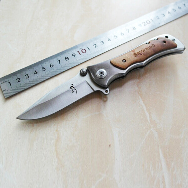Cuțit Pliabil cu Textură Damascus — Briceag Tactical de Buzunar pentru Camping și Outdoor