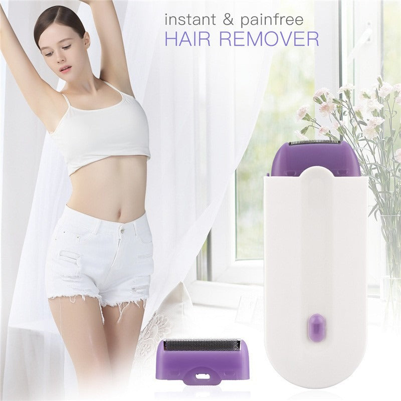 Epilator Electric 2 în 1 cu Senzor de Lumină – Dispozitiv Reîncărcabil pentru Epilare